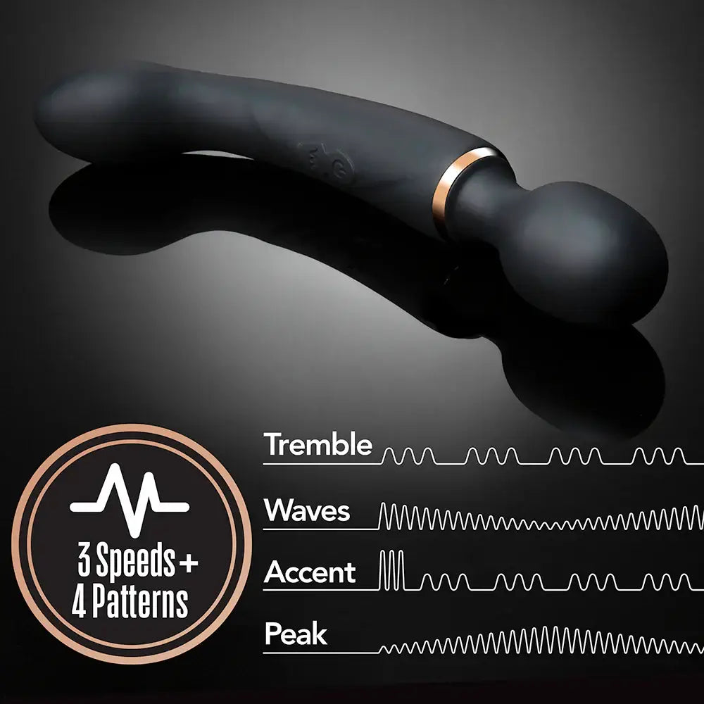 Lush Gia Wand Vibrator - Black