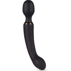 Blush Novelties® Lush Gia Dual-Ended Wand Vibrator - 7 Modes Each End | Massage & G-Spot Black