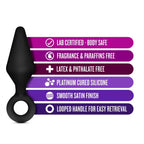 Blush Novelties® Luxe Night Rimmer Anal Training Kit - 3 Graduated Sizes Black