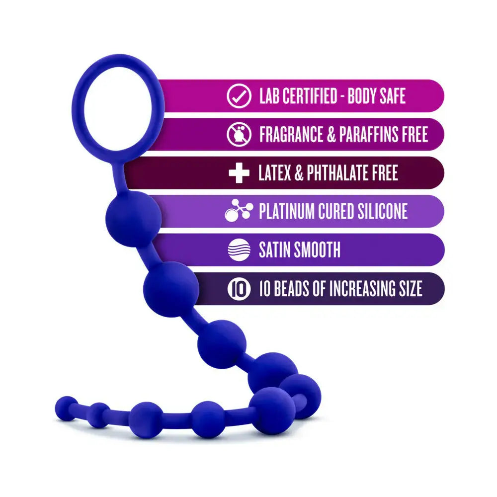 Blush Novelties® Luxe Silicone 10 Beads Rolik