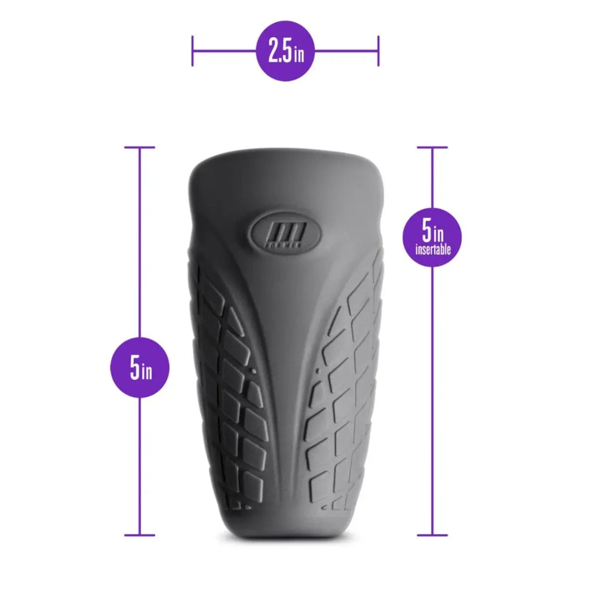 M Elite Platinum Gript Reusable Silicone Stroker - Rolik®