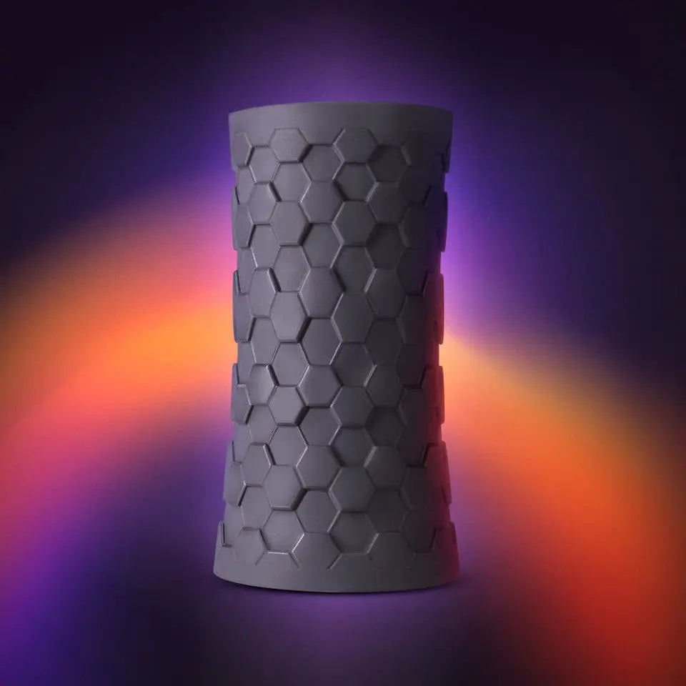 M Elite Platinum Hekx Reusable Silicone Stroker - Rolik®