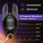 M Elite Platinum Wrapt Vibrating Silicone Stroker - Rolik®