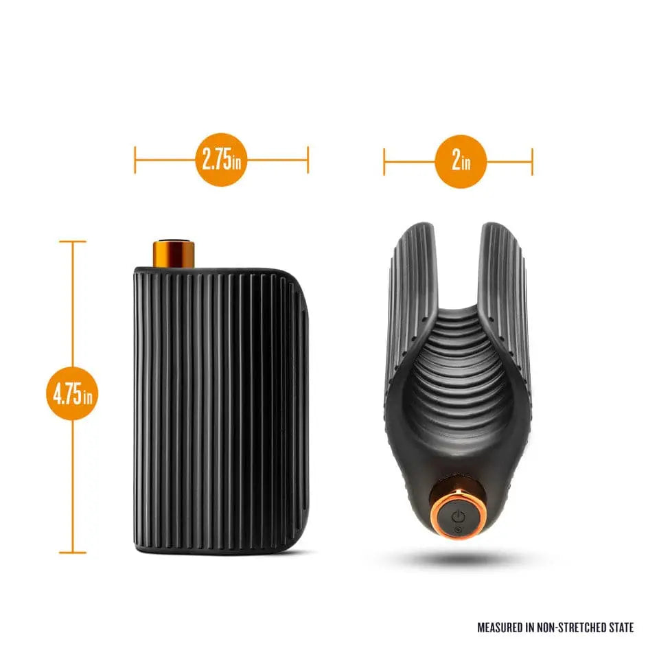 M Elite Platinum Wrapt Vibrating Silicone Stroker - Rolik®