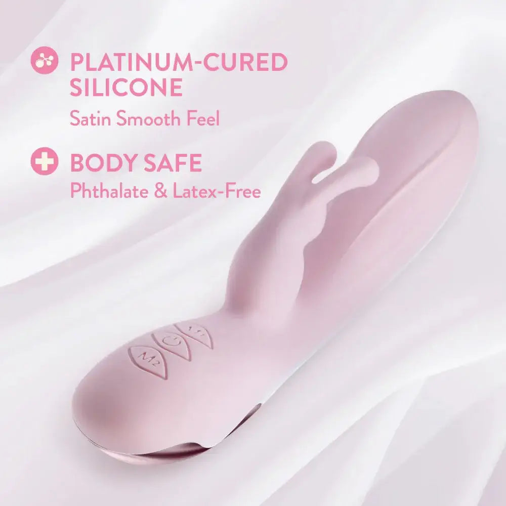 Blush Novelties® Morgan 7.75" G - Spot Clitoral Dual Stimulation Rabbit Vibrator - Rolik®