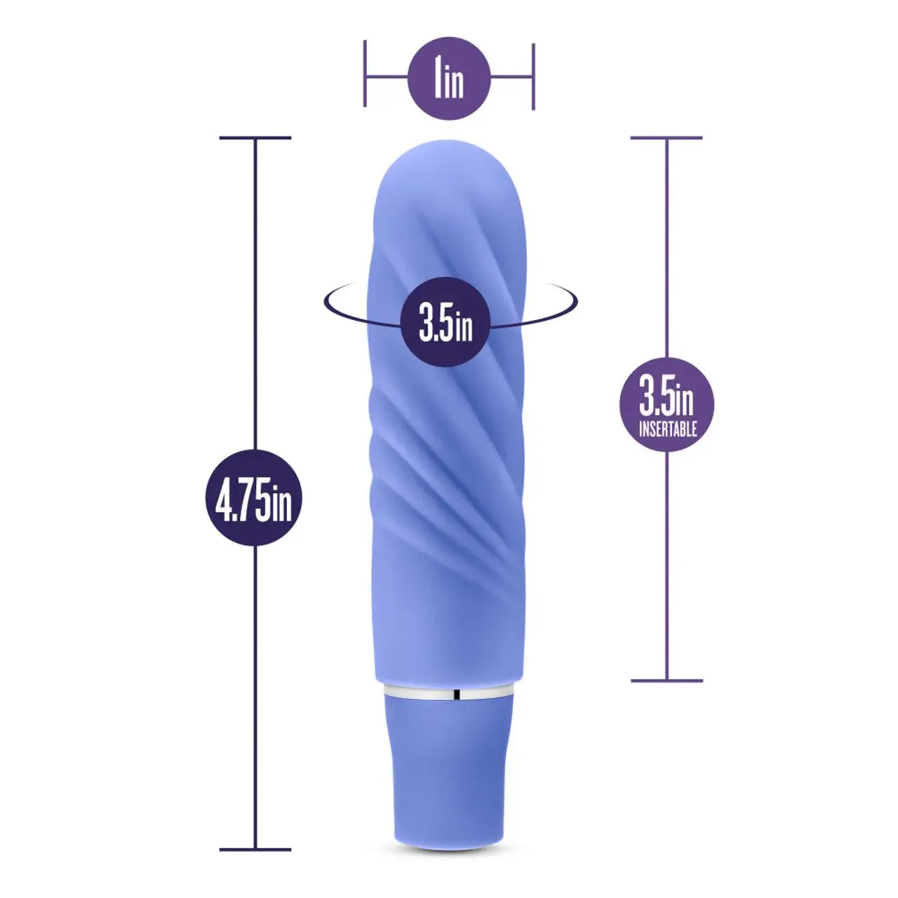 Blush Novelties Nimbus Mini Vibe Periwinkle Rolik