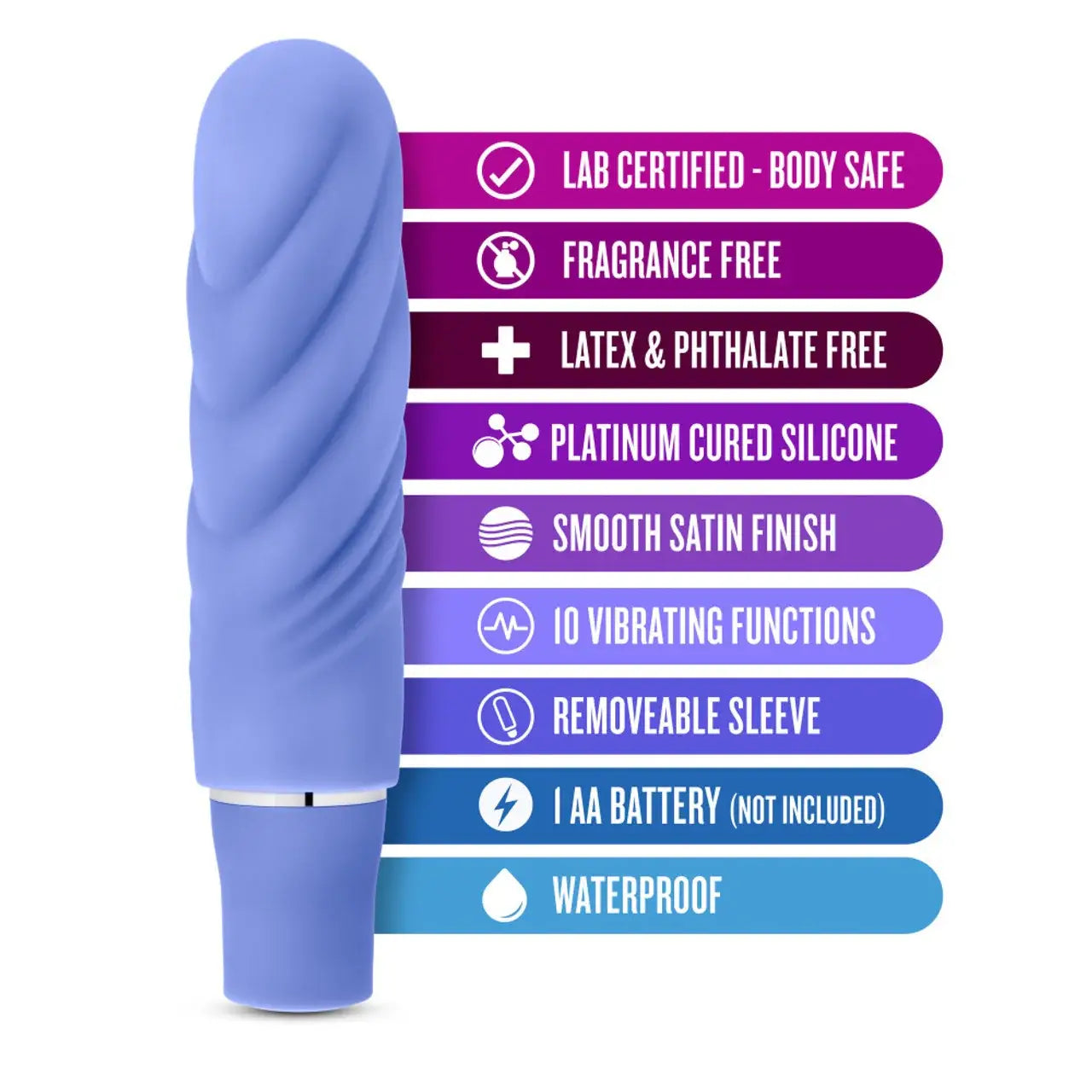 Blush Novelties Nimbus Mini Vibe Periwinkle Rolik