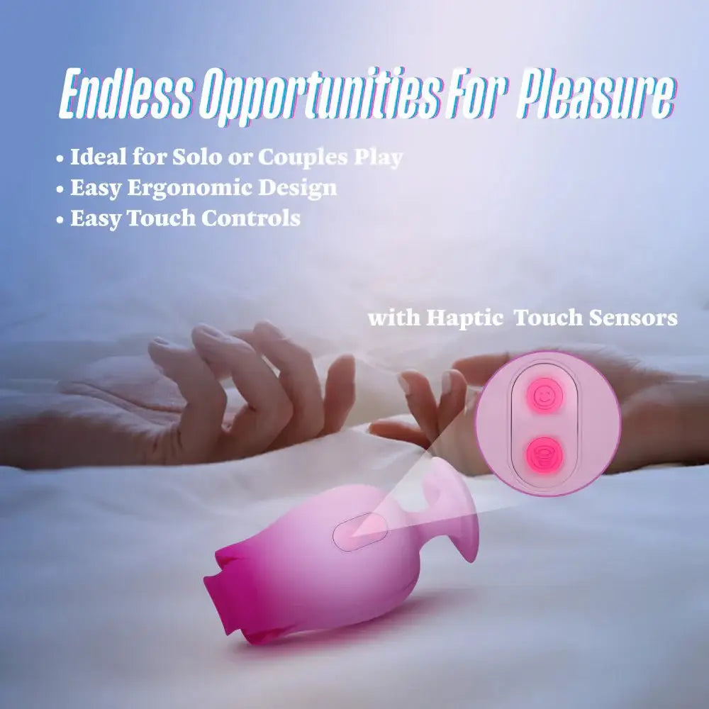 Tulip Trance Suction & Tongue - Fluttering Personal Massager - Rolik®