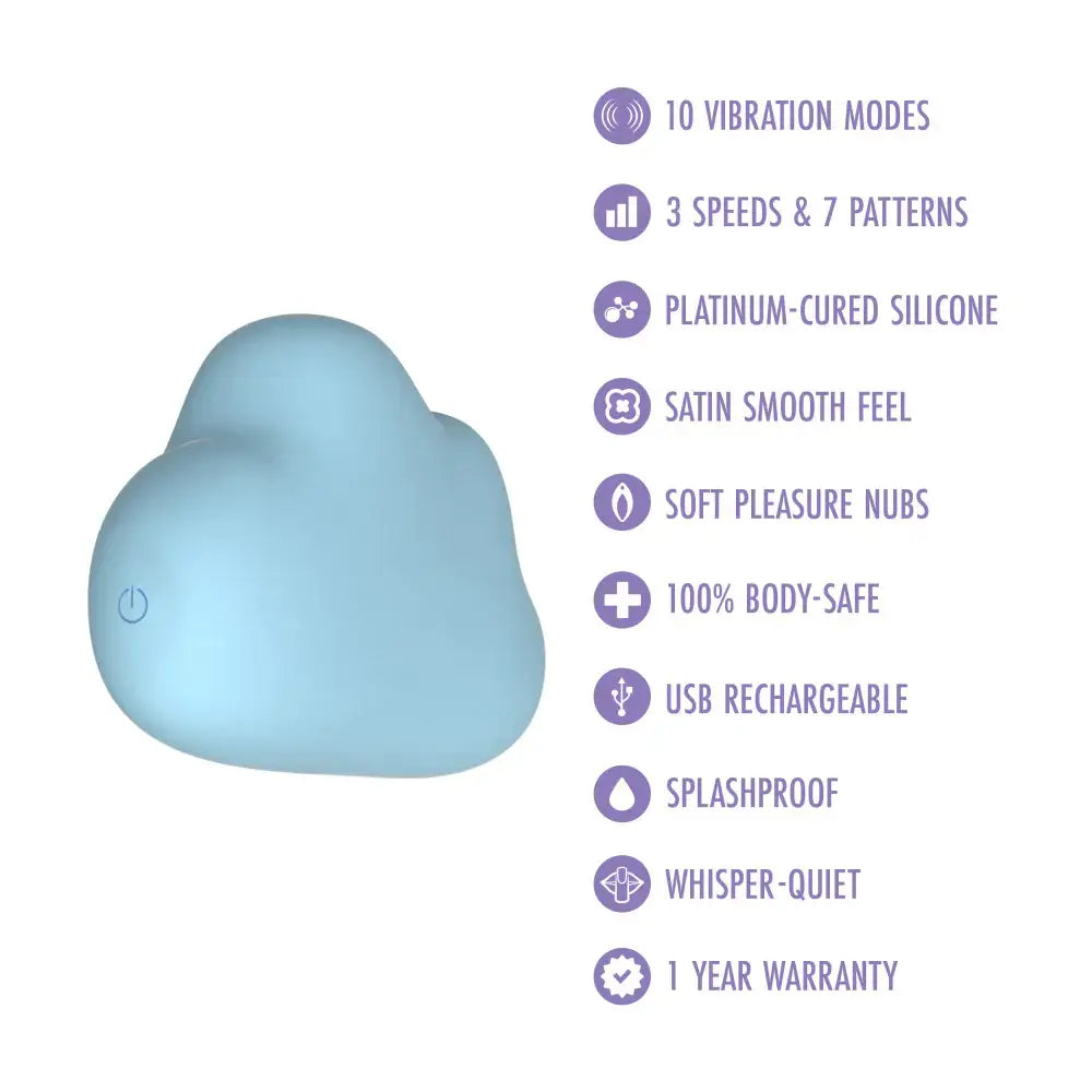Blush Novelties® Play With Me Cuddle Cloud Handheld Clitoral Massager - Rolik®