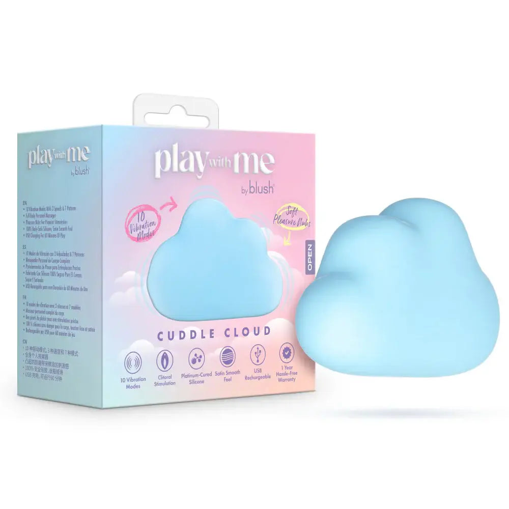 Blush Novelties® Play With Me Cuddle Cloud Handheld Clitoral Massager - Rolik®