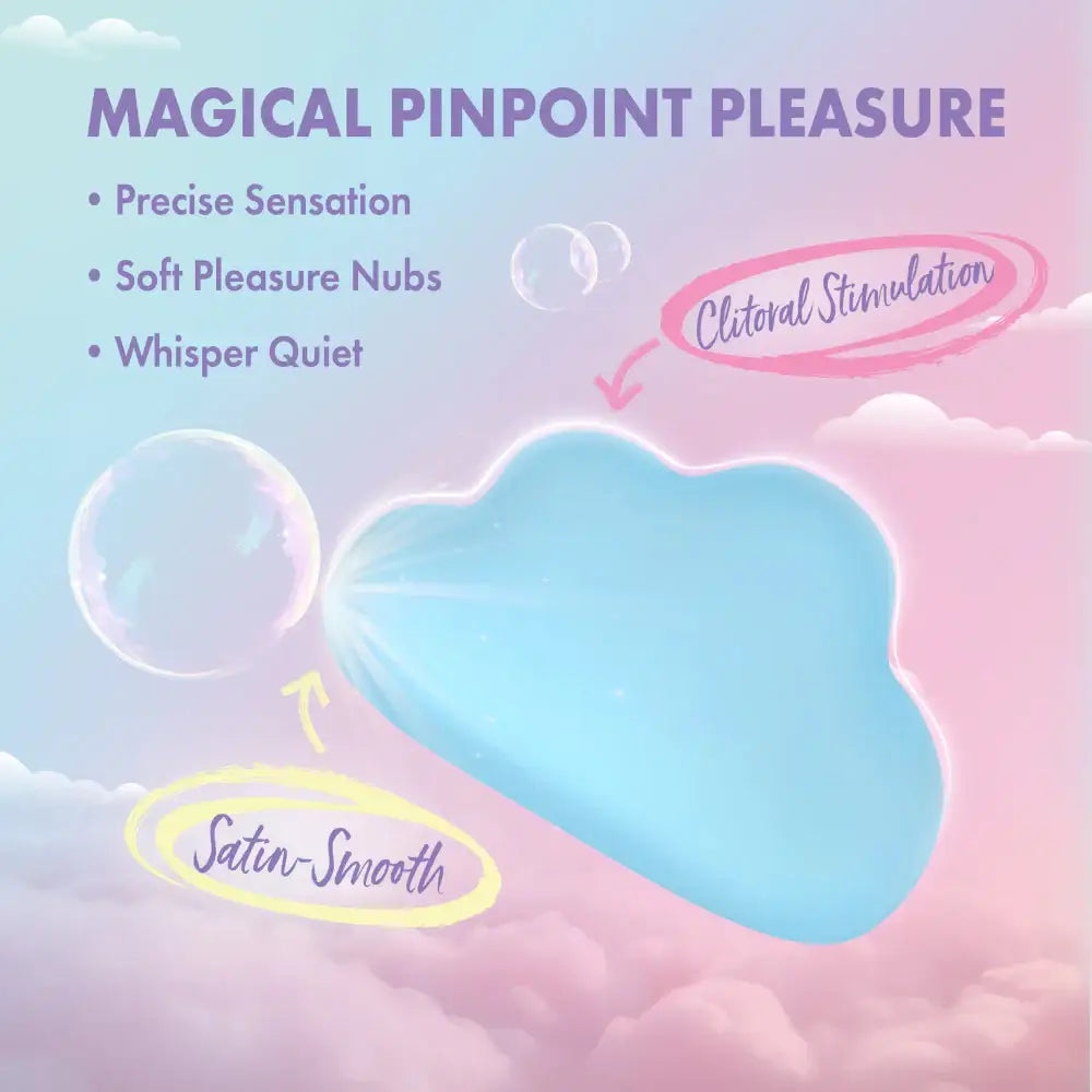 Blush Novelties® Play With Me Cuddle Cloud Handheld Clitoral Massager - Rolik®