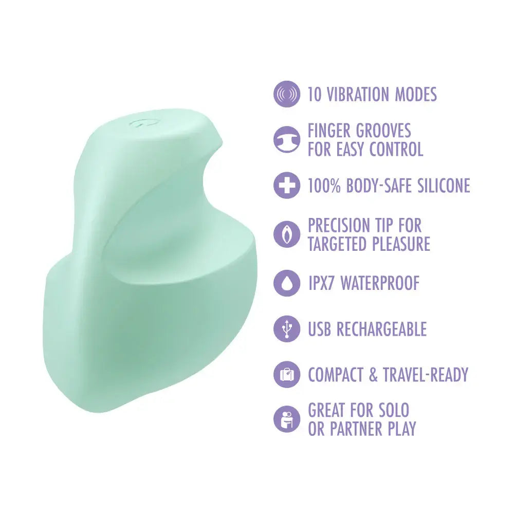 Mint Play With Me Dream Crush Finger Vibrator