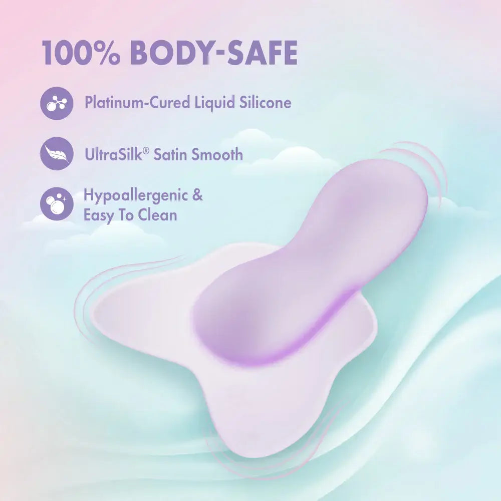 Play With Me Flutter Love Clitoral Vibrator Purple