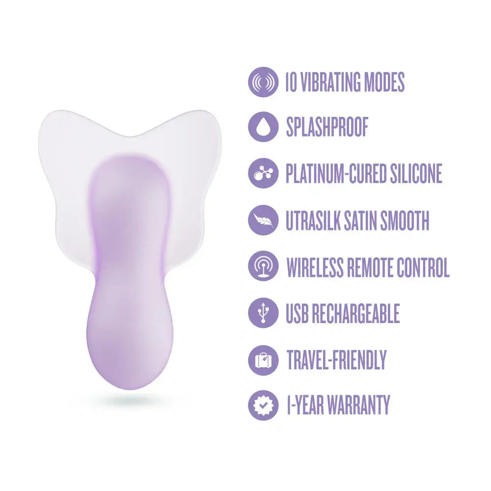 Play With Me Flutter Love Clitoral Vibrator Purple