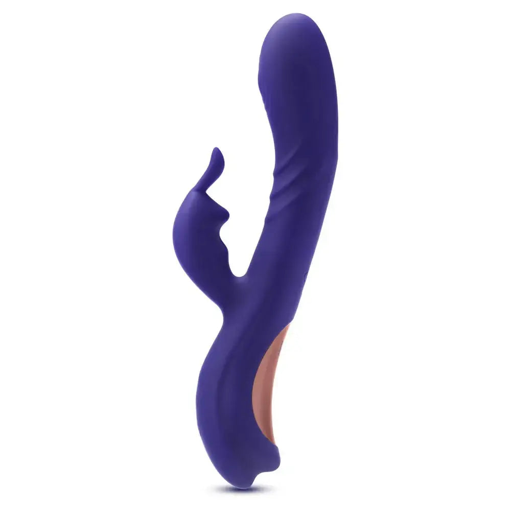 Blush Novelties® Harper 8.75" G - Spot Clitoral Dual Stimulation Silicone Rabbit Vibrator - Rolik®