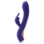 Blush Novelties® Harper 8.75" G - Spot Clitoral Dual Stimulation Silicone Rabbit Vibrator - Rolik®