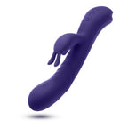 Blush Novelties® Harper 8.75" G - Spot Clitoral Dual Stimulation Silicone Rabbit Vibrator - Rolik®
