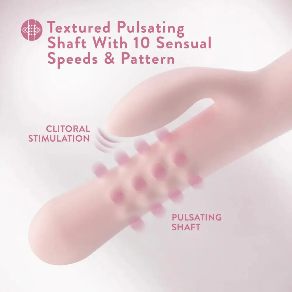 Jaymie 9.25" Dual Stimulation Rabbit Vibrator - Rolik®