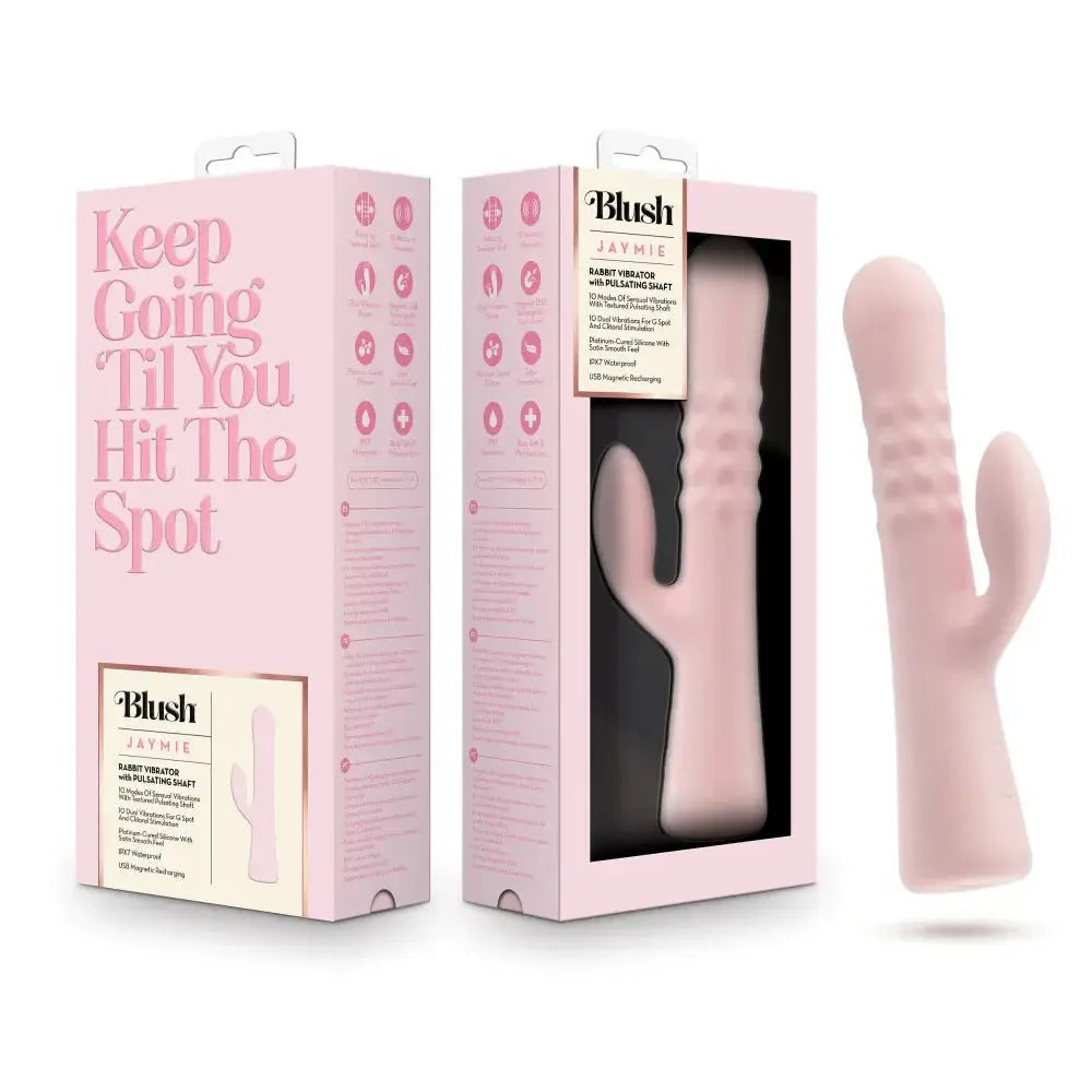 Jaymie 9.25" Dual Stimulation Rabbit Vibrator - Rolik®