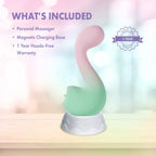 Blush Novelties® Play With Me Melody Dual Vibrator With G-Spot & Tongue-Fluttering Clitoral Stimulation - Rolik®