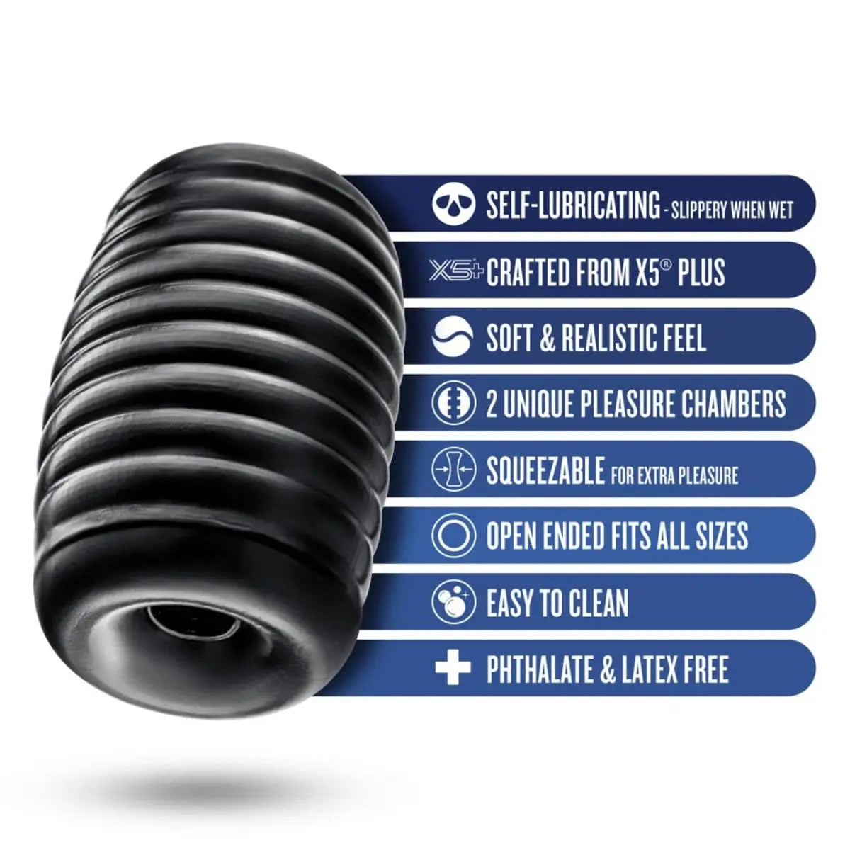 RIZE! Grasp Self - Lubricating Stroker - Rolik®