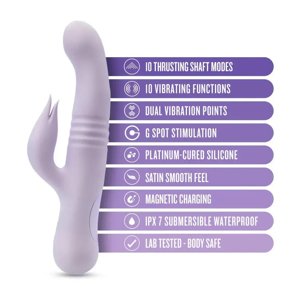 Rylee 9.25" Dual Stimulation Rabbit Vibrator - Rolik®