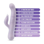 Rylee 9.25" Dual Stimulation Rabbit Vibrator - Rolik®