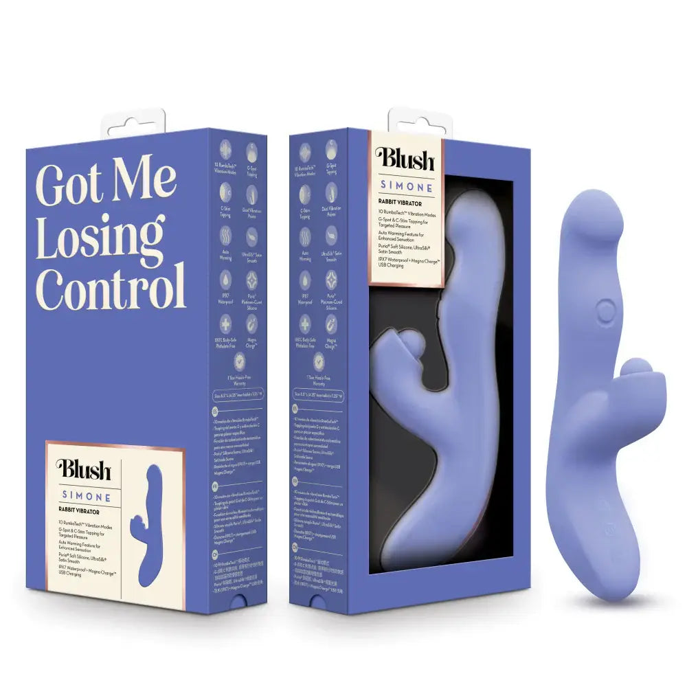 Lilac Simone Tapping Rabbit Vibrator