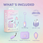 Blush Novelties® Play With Me Snapstar 4 Piece Vibrator Set Lavender