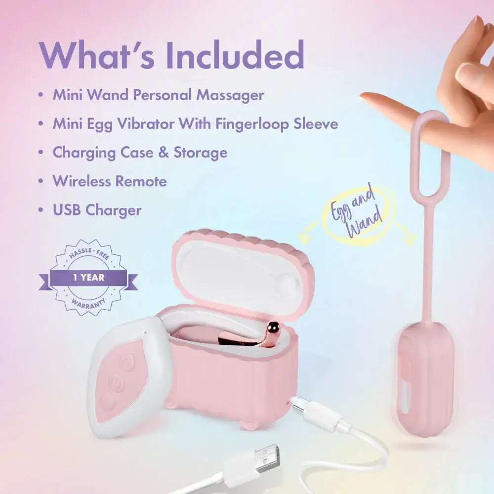 Blush Novelties® Play With Me Wanderlust 4 Piece Vibrator Set - Rolik®