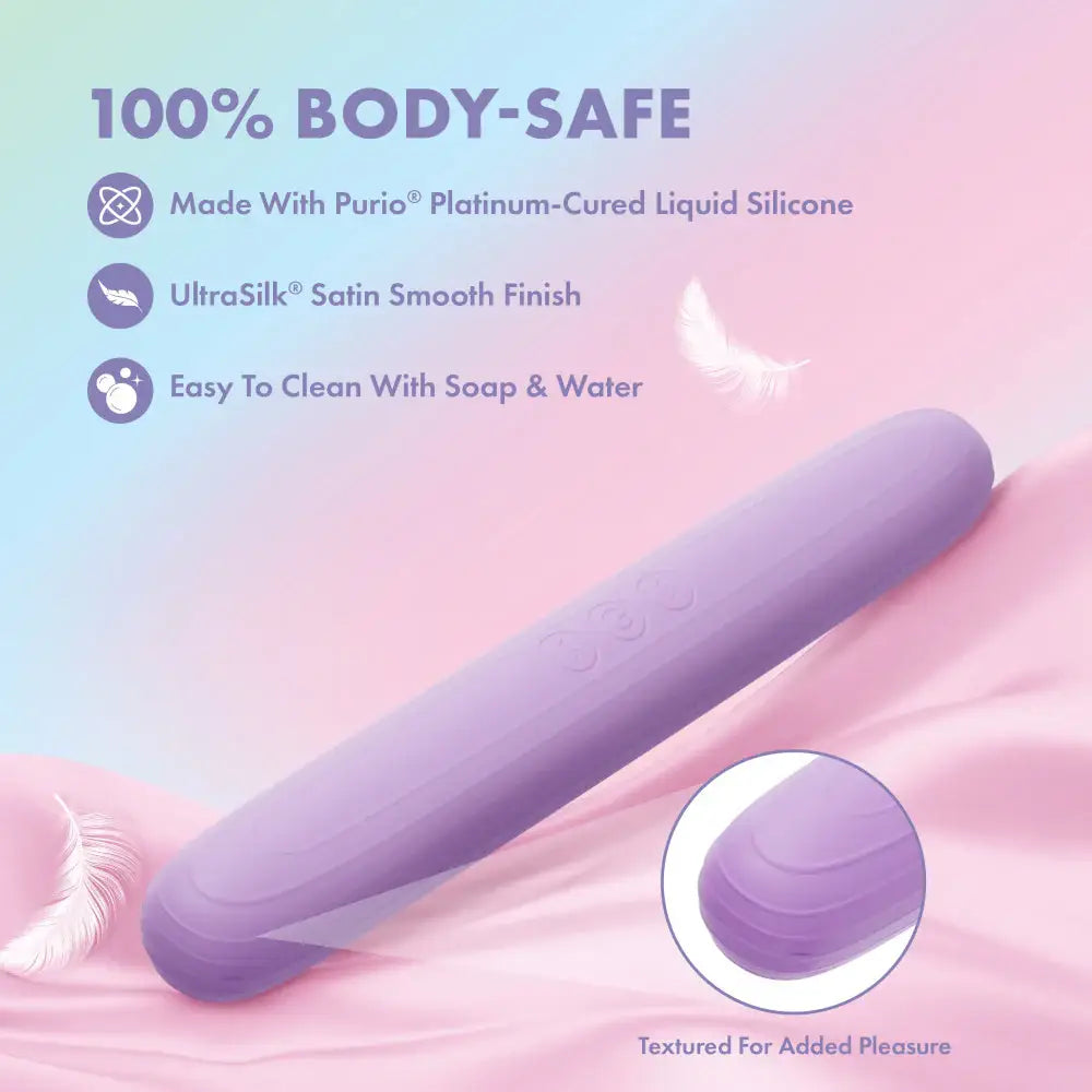 Blush Novelties® Play With Me Double-Ended Vibrator – Dual Motor 10 Modes Lavender