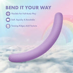 Blush Novelties® Play With Me Double-Ended Vibrator – Dual Motor 10 Modes Lavender