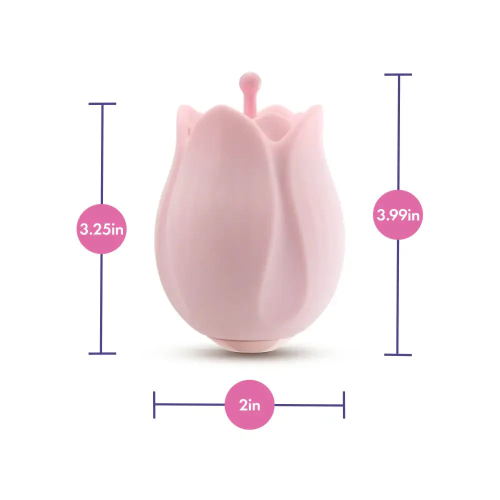 Blush Novelties® | Play With Me Romantic Rose Vibrator, 3 Rosebud Heads & 10 Modes Pink