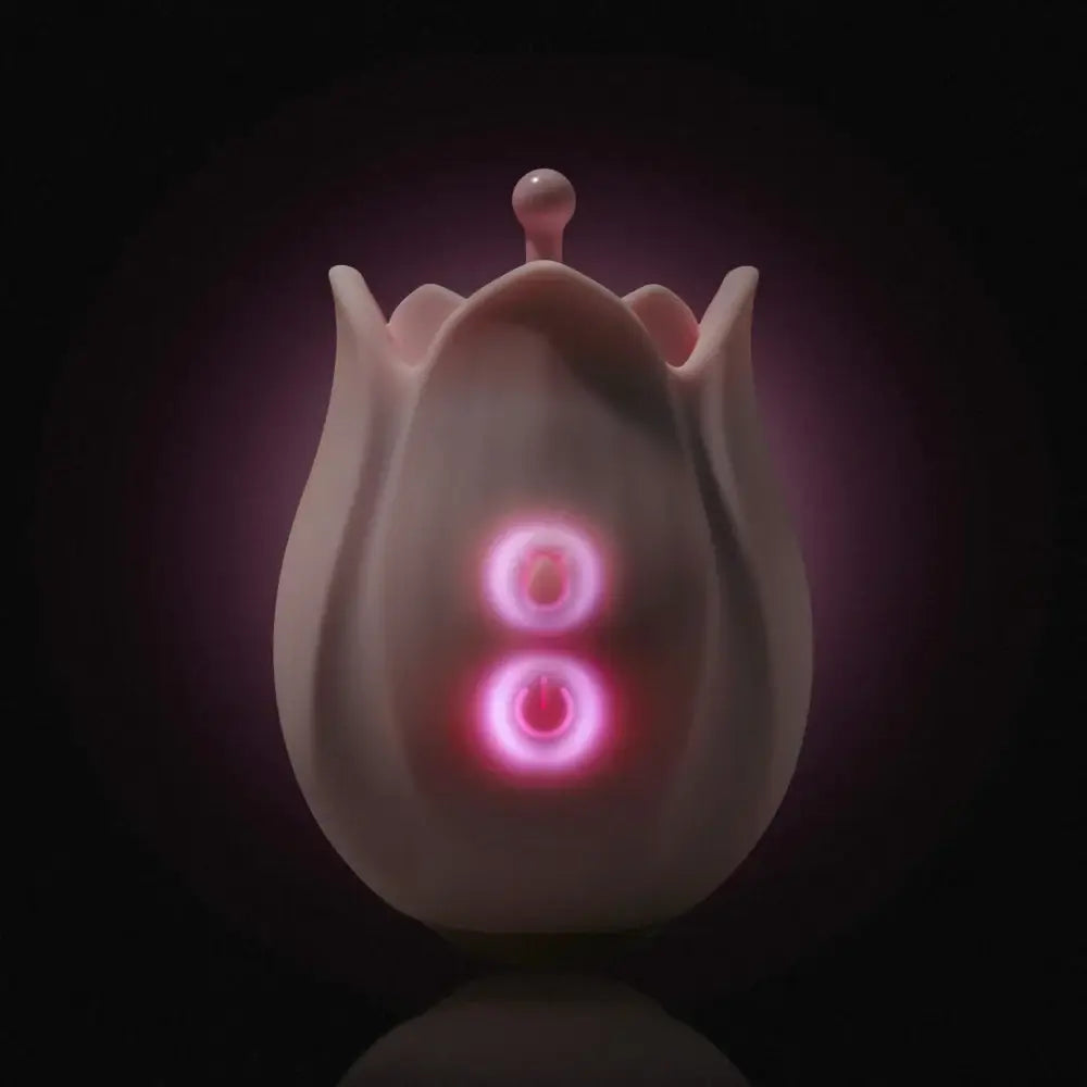 Blush Novelties® | Play With Me Romantic Rose Vibrator, 3 Rosebud Heads & 10 Modes Pink