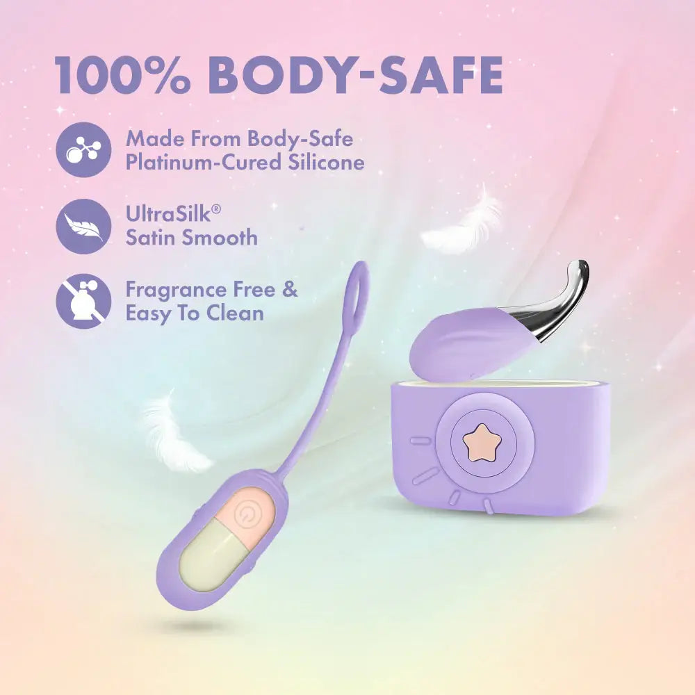 Blush Novelties® Play With Me Snapstar 4 Piece Vibrator Set Lavender