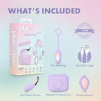Blush Novelties® Play With Me Snapstar 4 Piece Vibrator Set Lavender