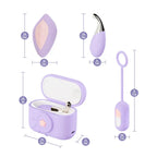Blush Novelties® Play With Me Snapstar 4 Piece Vibrator Set Lavender