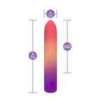 Blush Novelties® Play with Me Sunset Passion 6’’ Bullet Vibrator Multicolor