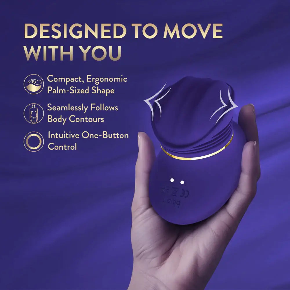 Blush Novelties® Riana Clitoral Stimulator - AutoRub Technology 10 Modes Puria Silicone