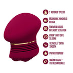 Blush Novelties® Riana Clitoral Stimulator - AutoRub Technology 10 Modes Puria Silicone