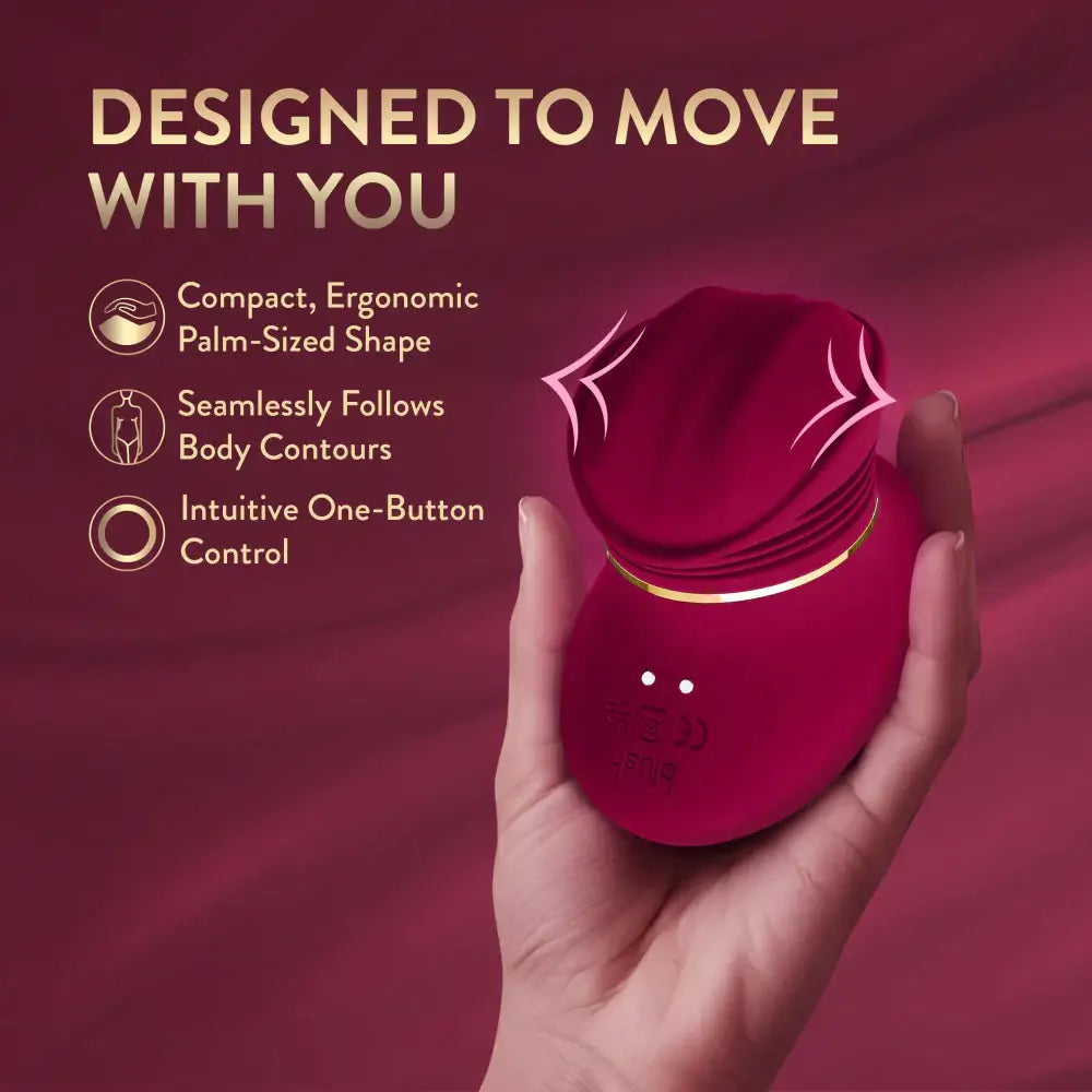 Blush Novelties® Riana Clitoral Stimulator - AutoRub Technology 10 Modes Puria Silicone