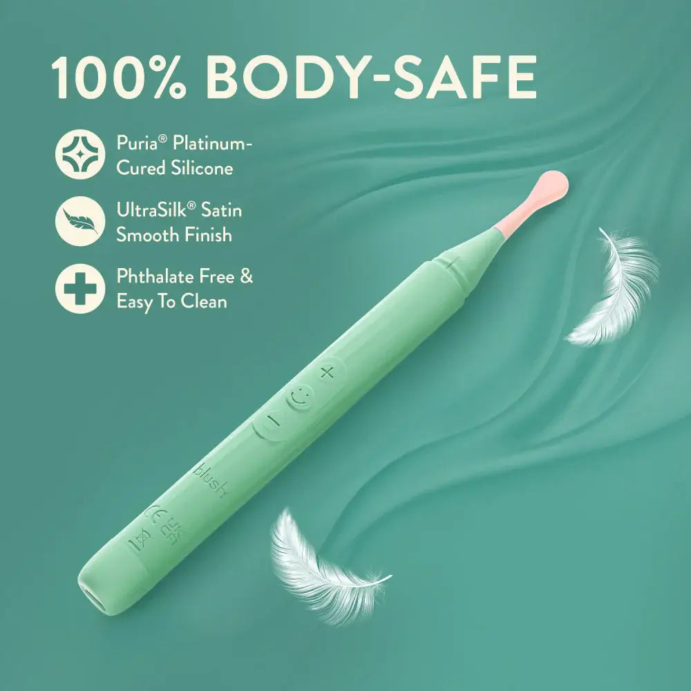 Blush Novelties® Sage Oscillating Wand Vibrator – Precision Tip & 3 Attachments