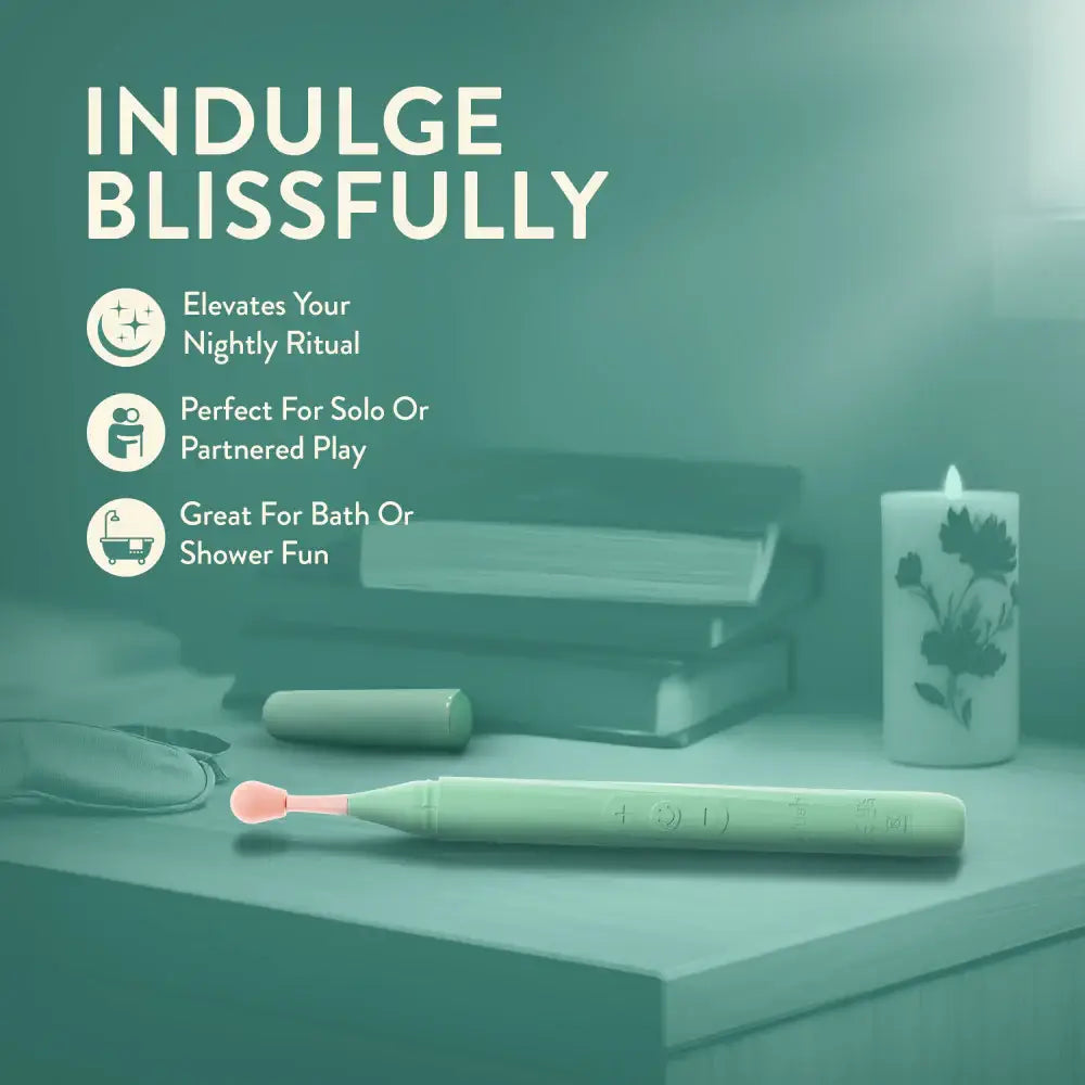 Blush Novelties® Sage Oscillating Wand Vibrator – Precision Tip & 3 Attachments