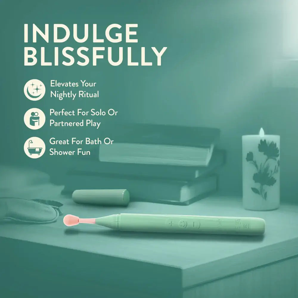 Blush Novelties® Sage Oscillating Wand Vibrator – Precision Tip & 3 Attachments