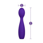 Blush Novelties® Sexy Things Velvet High Wand Vibrator Purple