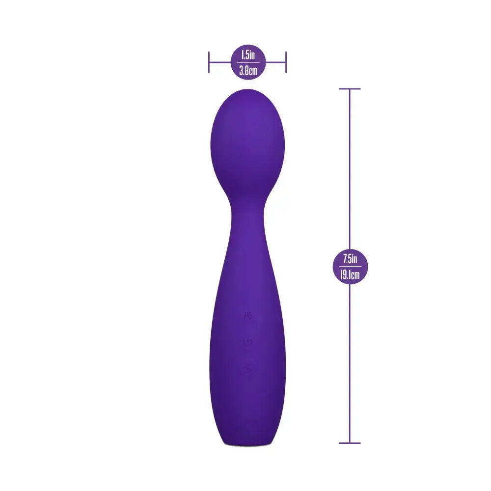 Blush Novelties® Sexy Things Velvet High Wand Vibrator Purple