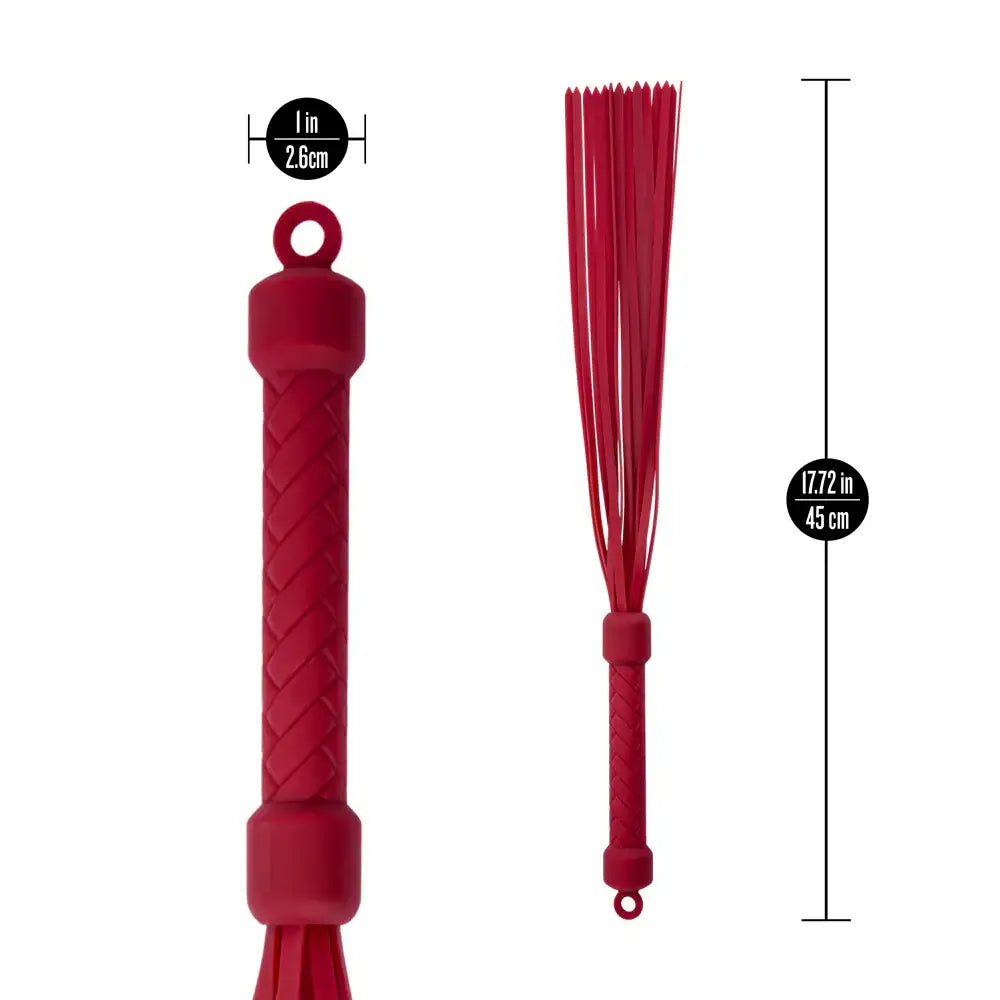 Blush Novelties® Temptasia Ardor Silicone Flogger