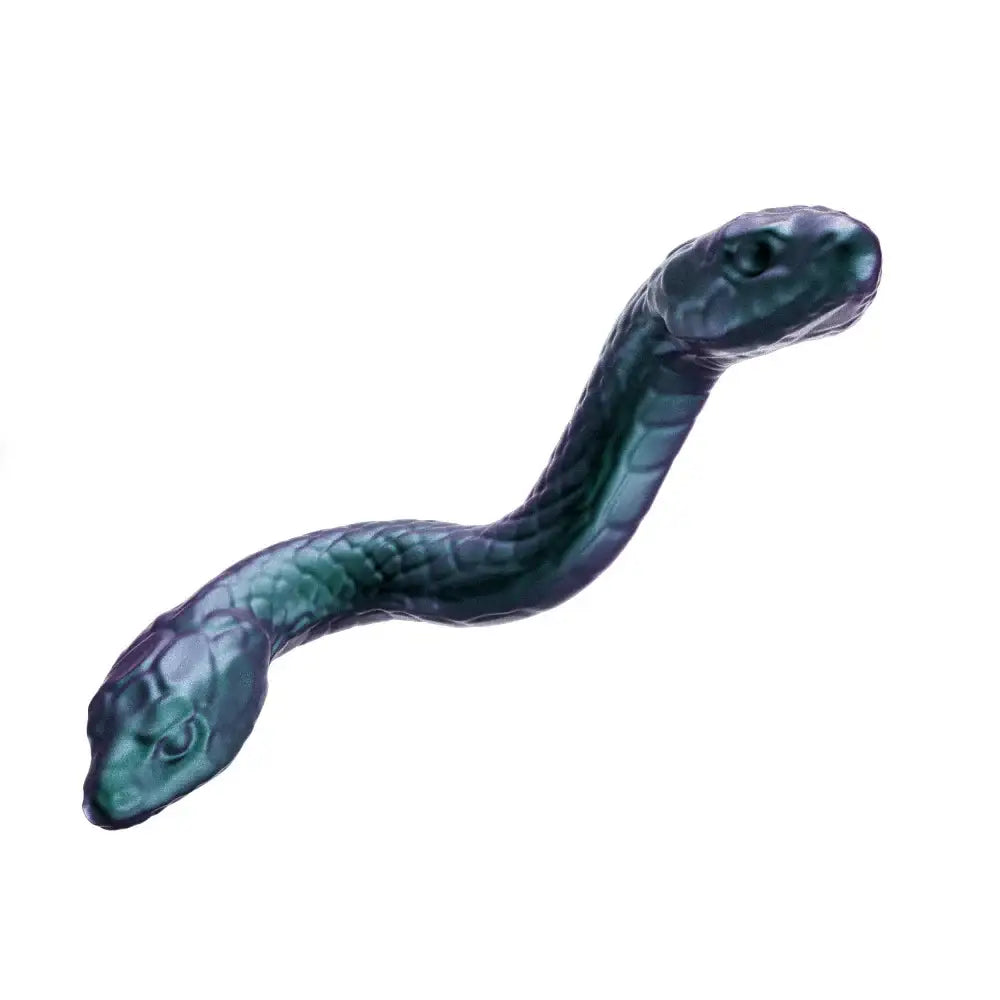 Blush Novelties® Temptasia Twin Python Double-Ended Dildo – 18’’ Posable Silicone Multicolor