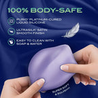 Blush Novelties® URSELF™ PulsePad Double-Sided Silicone Grinder Vibrator, 10 Modes Wireless Remote Lilac
