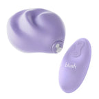 Blush Novelties® URSELF™ PulsePad Double-Sided Silicone Grinder Vibrator, 10 Modes Wireless Remote Lilac